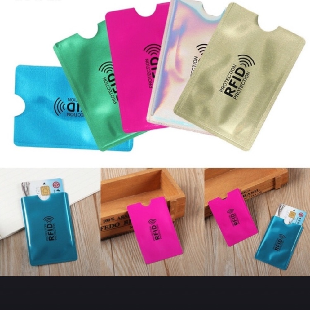 RFID anti-theft anti-degaussing card sleeve